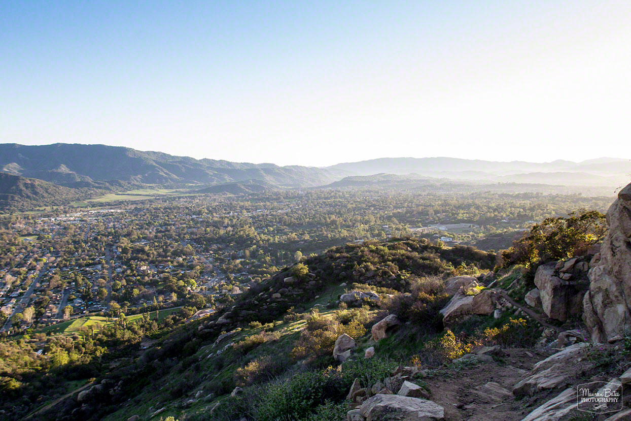 A Trail With A View by Maureen Bates Photography, https://society6.com/product/a-trail-with-a-view_print?curator=maureenbatesphotography, Ojai Valley, Sunset, Mountains, Hiking Trail, Nautre, Nature Photography, Landscape