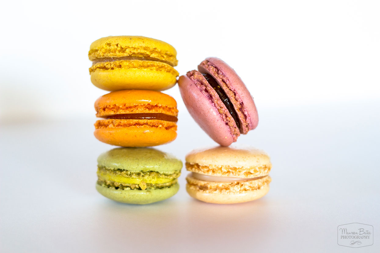 Colorful Macarons, Maureen Bates Photography, https://society6.com/product/colorful-macarons_print?curator=maureenbatesphotography, Cookies