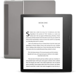 Kindle Oasis – With 7” display and page turn buttons