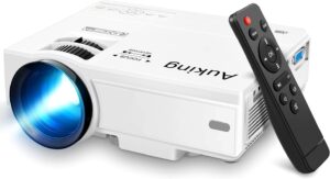 AuKing Mini Projector 2022 Upgraded Portable