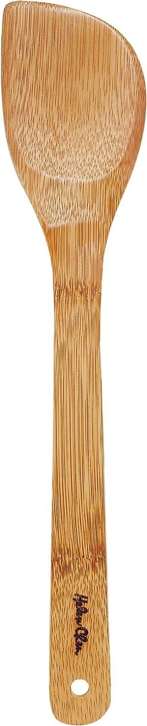 Helen’s Asian Kitchen Left-Handed Stir Fry Spatula, 13 Inch, Natural Bamboo