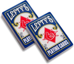 Lefty’s True Left-Handed Playing Cards, 2 Decks