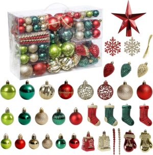 Assortment of Christmas Tree Ornaments