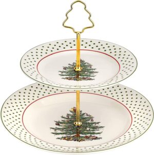 Christmas Tree Tiered Tray
