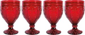 Glassware Ornate Goblets