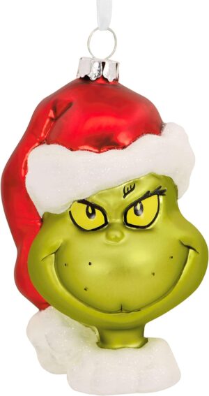 How The Grinch Stole Christmas! Blown Glass Ornament, Dr. Seuss Tree Decoration