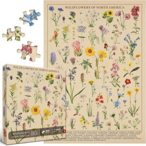 Vintage Wildflowers Puzzle