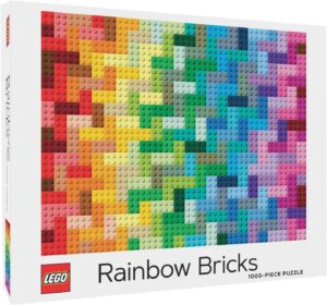 LEGO Rainbow Bricks 1000 Piece Jigsaw Puzzle