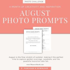 August Photo Prompts