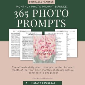 365 Daily Photo Prompts