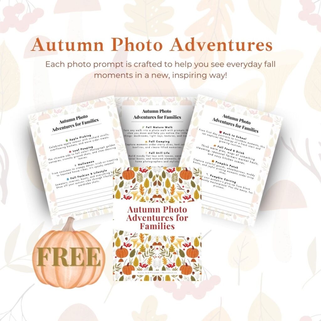 Maureen Sarah Free Autumn Photo Adventure Digital Download
