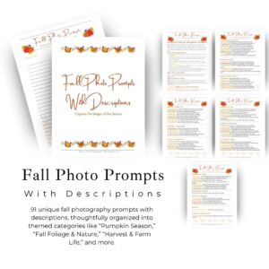 Fall Photo Prompts
