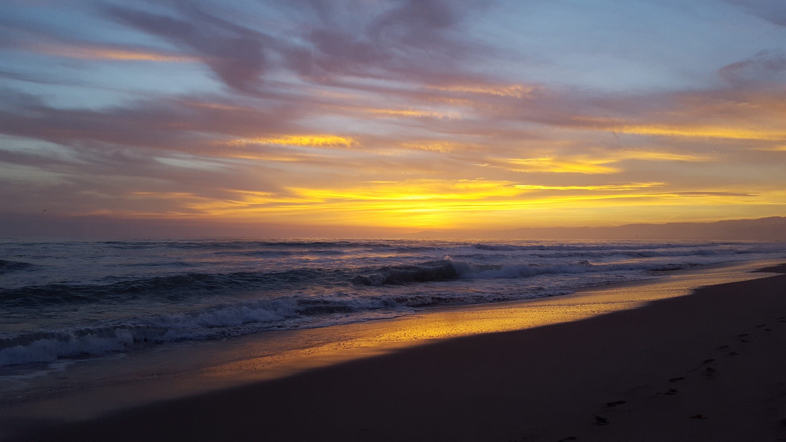 Colorful Sunset of the Pacific Ocean by Maureen Sarah Photography